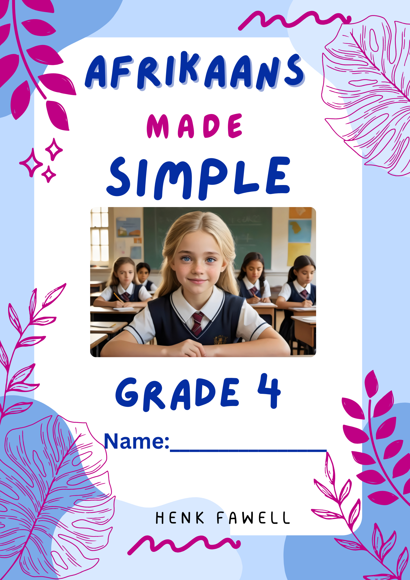 Afrikaans Made Simple Graad 4 werkboek-omslag