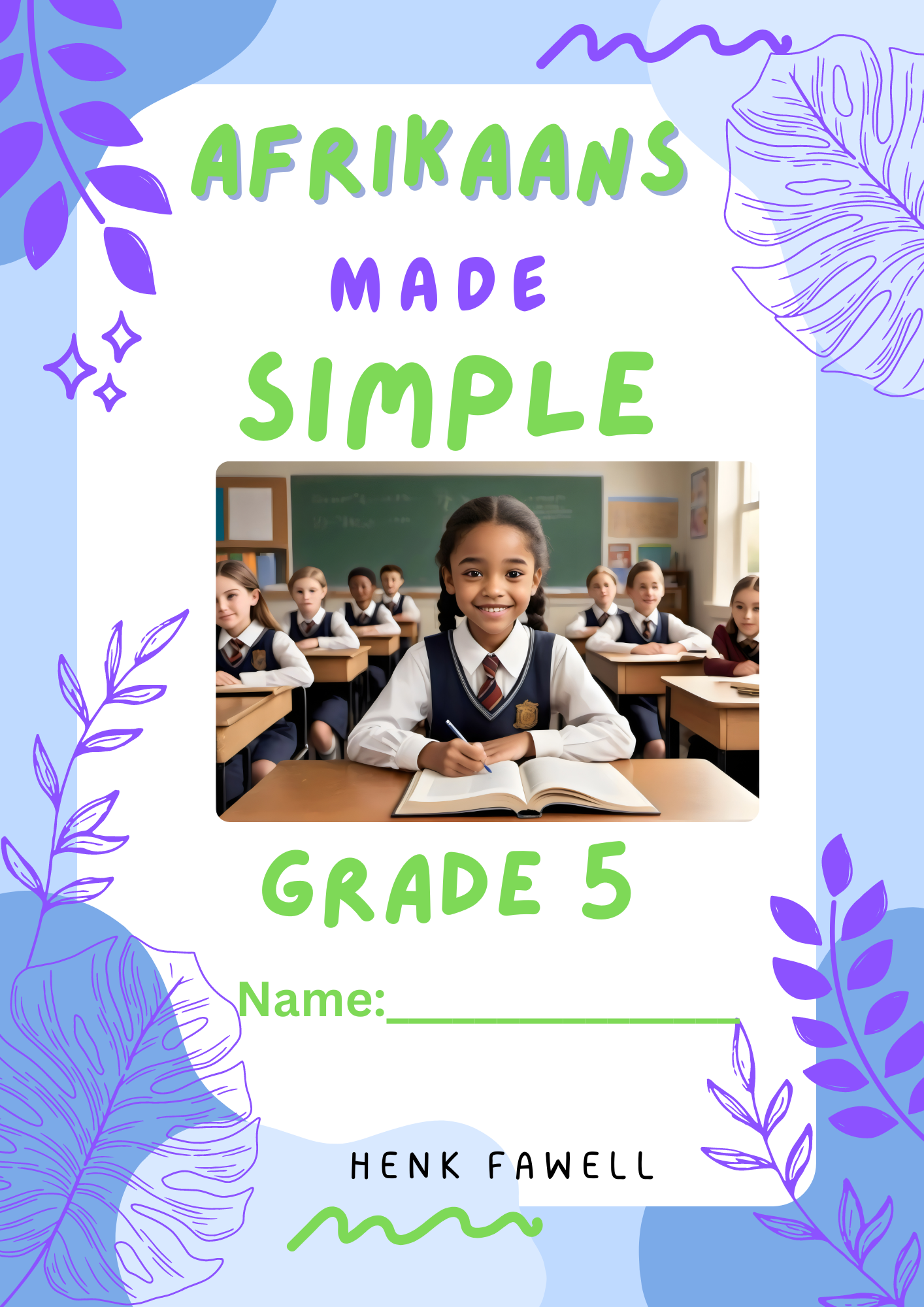 Afrikaans Made Simple Graad 5 werkboek-omslag