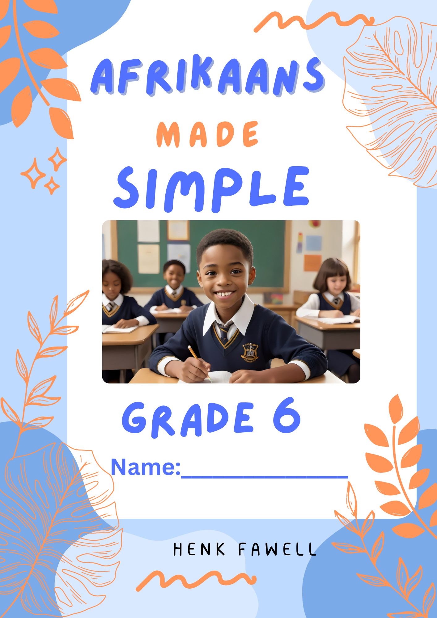 Afrikaans Made Simple Graad 6 werkboek-omslag