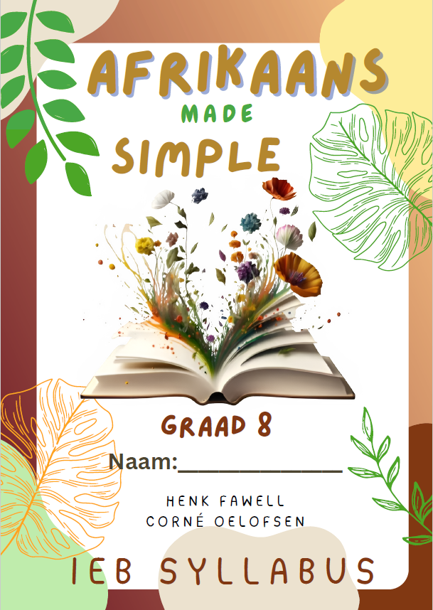 Afrikaans Made Simple Graad 8 werkboek-omslag